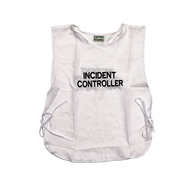 White Incident Controller Tabard